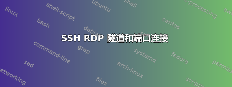 SSH RDP 隧道和端口连接