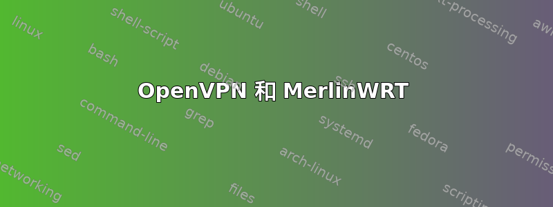 OpenVPN 和 MerlinWRT