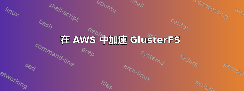 在 AWS 中加速 GlusterFS