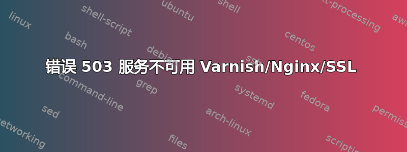 错误 503 服务不可用 Varnish/Nginx/SSL