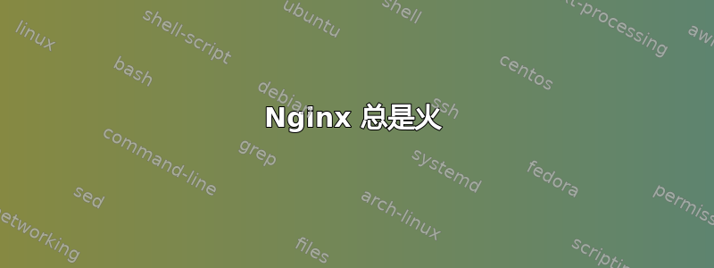 Nginx 总是火