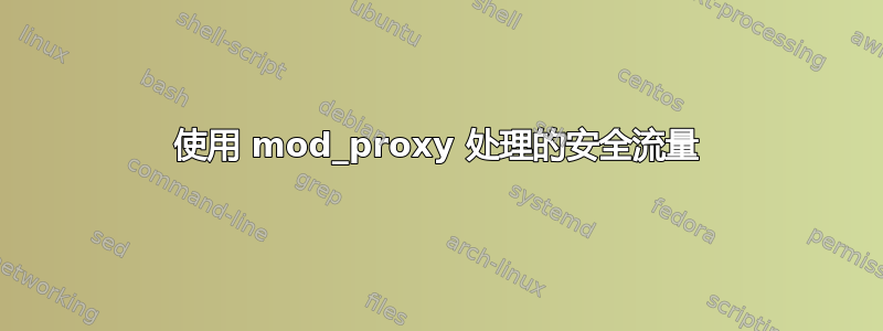 使用 mod_proxy 处理的安全流量