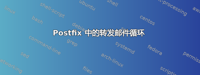 Postfix 中的转发邮件循环