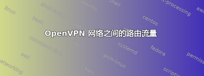 OpenVPN 网络之间的路由流量