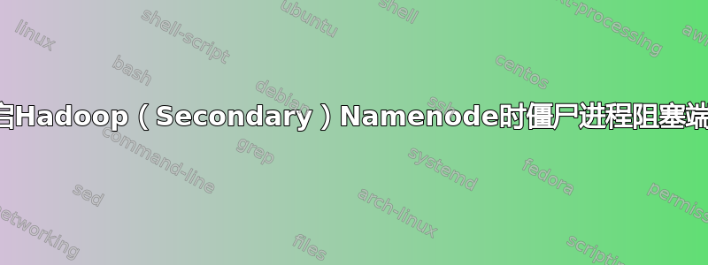 重启Hadoop（Secondary）Namenode时僵尸进程阻塞端口