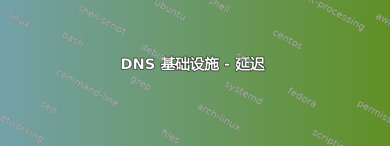 DNS 基础设施 - 延迟