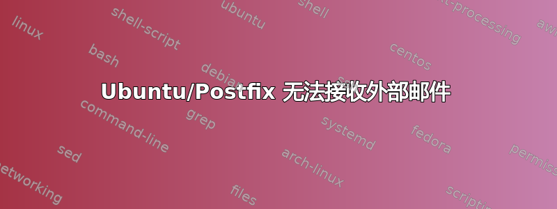 Ubuntu/Postfix 无法接收外部邮件