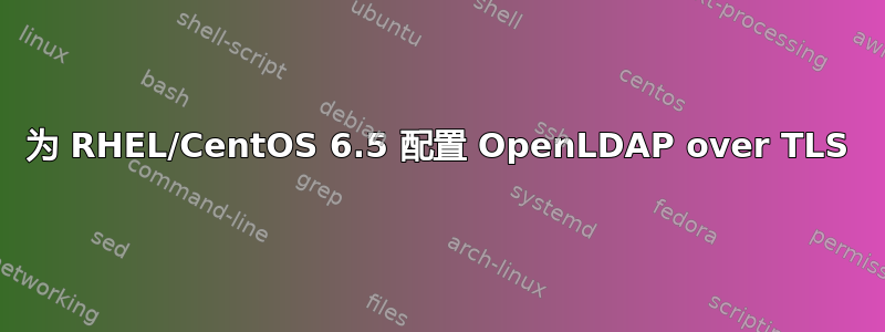 为 RHEL/CentOS 6.5 配置 OpenLDAP over TLS