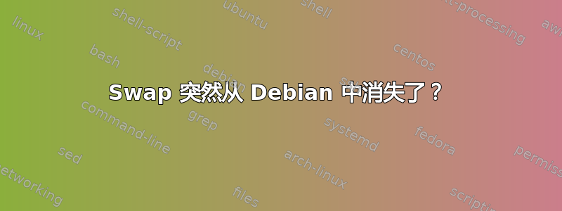 Swap 突然从 Debian 中消失了？