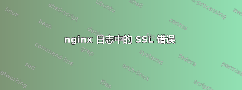 nginx 日志中的 SSL 错误