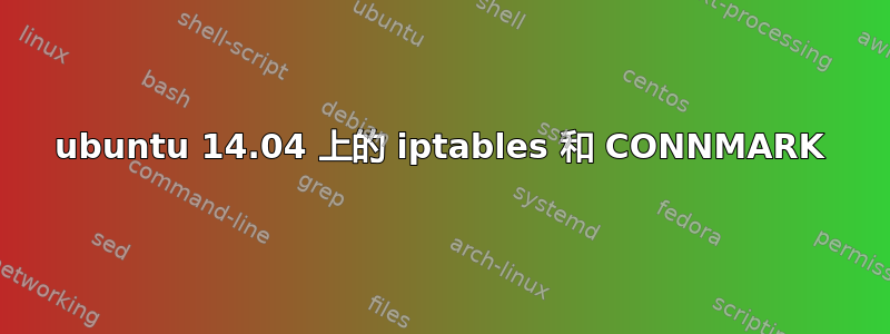 ubuntu 14.04 上的 iptables 和 CONNMARK