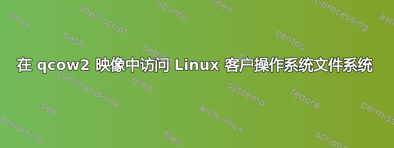 在 qcow2 映像中访问 Linux 客户操作系统文件系统