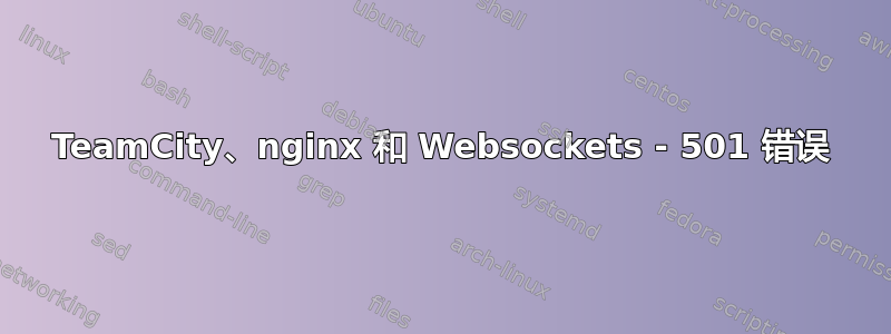 TeamCity、nginx 和 Websockets - 501 错误