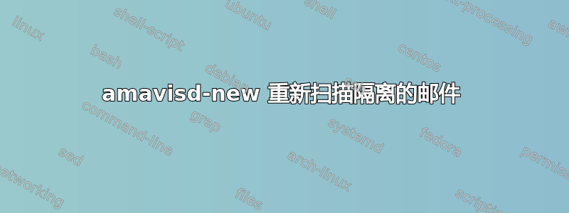 amavisd-new 重新扫描隔离的邮件