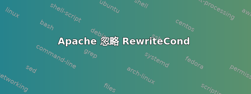 Apache 忽略 RewriteCond