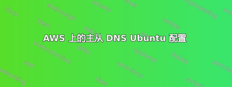 AWS 上的主从 DNS Ubuntu 配置