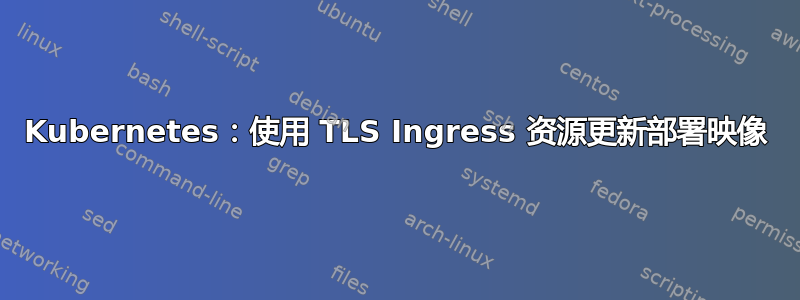 Kubernetes：使用 TLS Ingress 资源更新部署映像