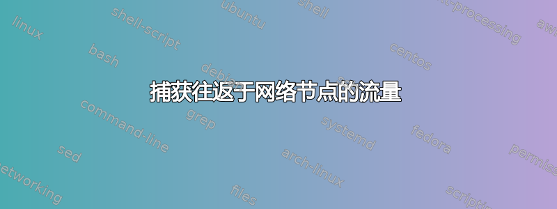 捕获往返于网络节点的流量