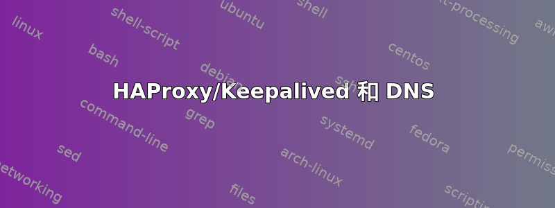 HAProxy/Keepalived 和 DNS