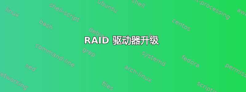 RAID 驱动器升级