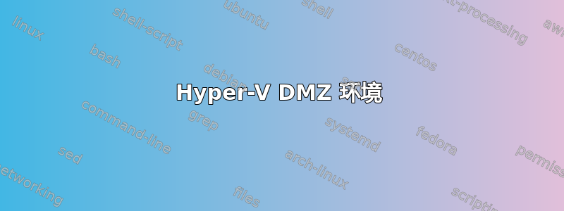 Hyper-V DMZ 环境