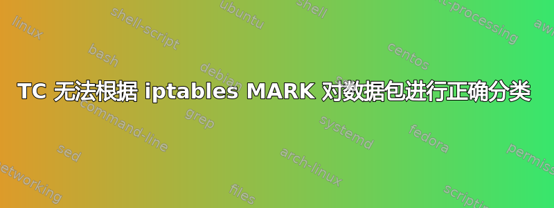 TC 无法根据 iptables MARK 对数据包进行正确分类