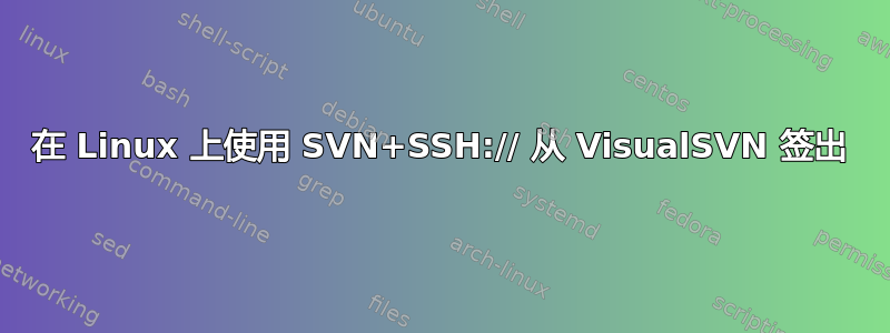 在 Linux 上使用 SVN+SSH:// 从 VisualSVN 签出