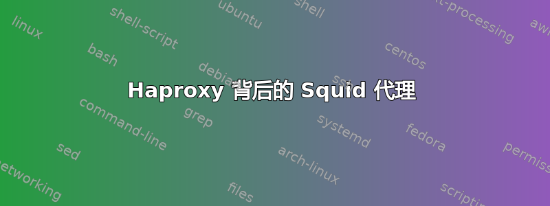 Haproxy 背后的 Squid 代理