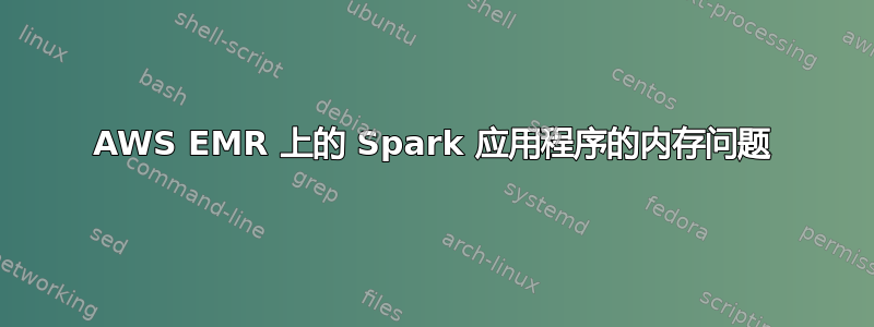 AWS EMR 上的 Spark 应用程序的内存问题