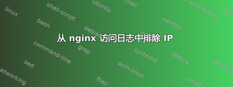 从 nginx 访问日志中排除 IP