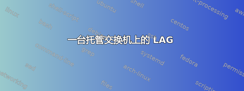 一台托管交换机上的 LAG