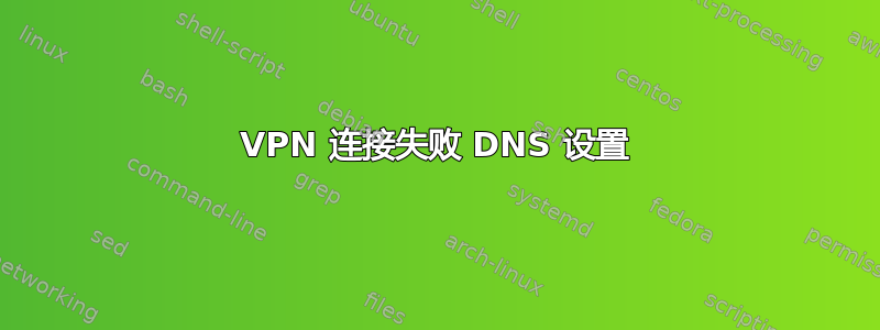 VPN 连接失败 DNS 设置