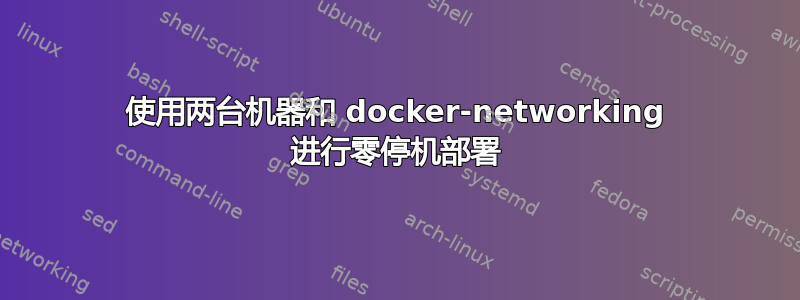 使用两台机器和 docker-networking 进行零停机部署