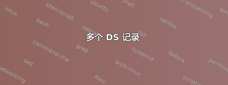 多个 DS 记录