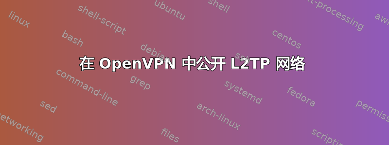 在 OpenVPN 中公开 L2TP 网络