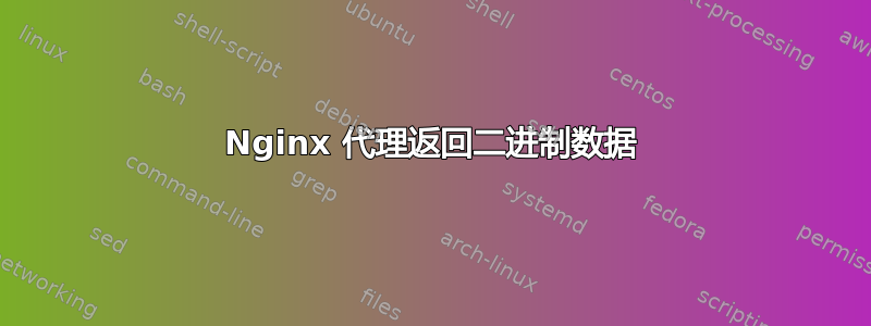 Nginx 代理返回二进制数据