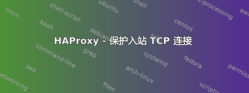 HAProxy - 保护入站 TCP 连接