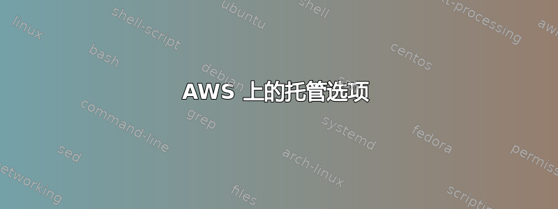 AWS 上的托管选项