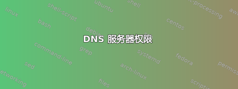 DNS 服务器权限