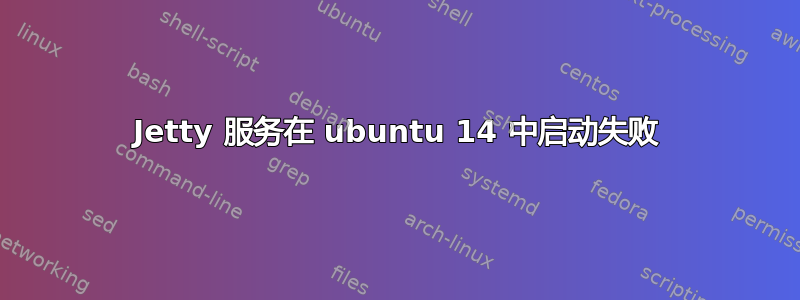 Jetty 服务在 ubuntu 14 中启动失败