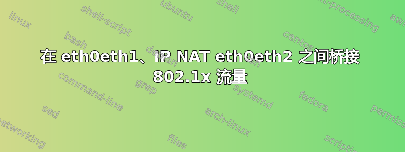 在 eth0eth1、IP NAT eth0eth2 之间桥接 802.1x 流量