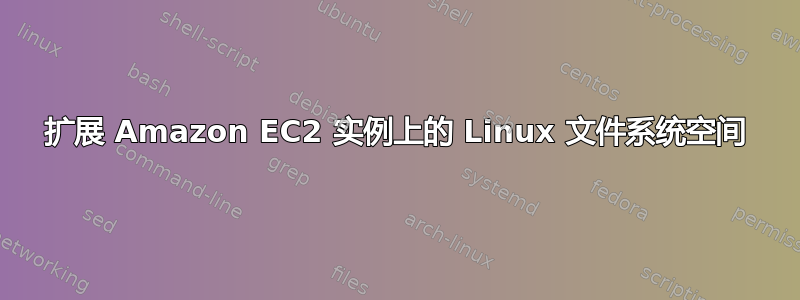 扩展 Amazon EC2 实例上的 Linux 文件系统空间