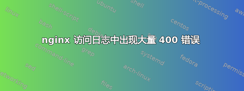 nginx 访问日志中出现大量 400 错误