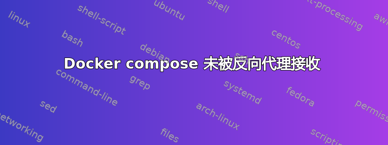 Docker compose 未被反向代理接收