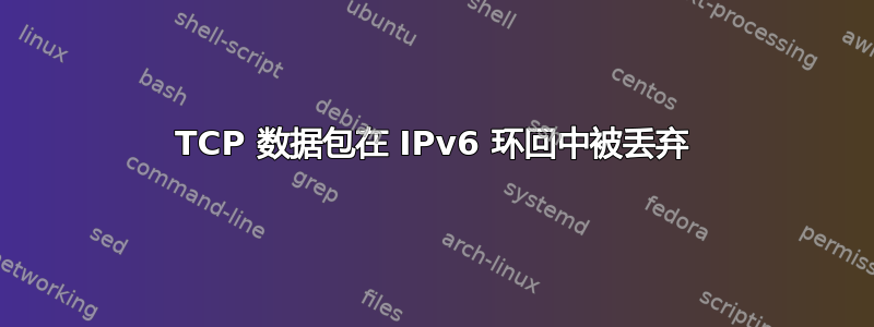 TCP 数据包在 IPv6 环回中被丢弃