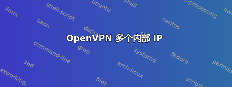 OpenVPN 多个内部 IP