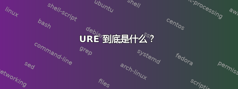 URE 到底是什么？