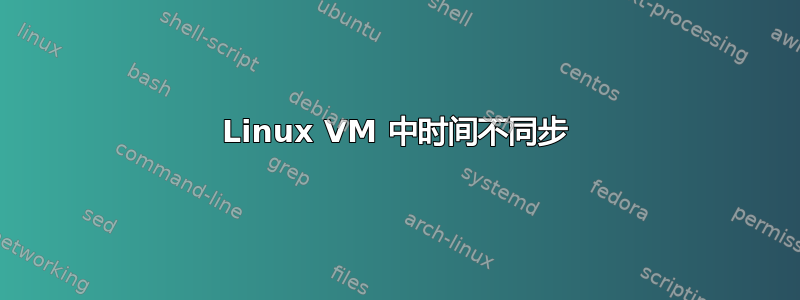 Linux VM 中时间不同步