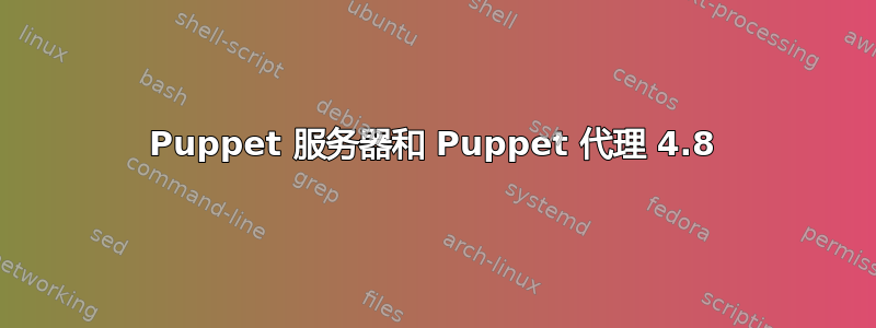 Puppet 服务器和 Puppet 代理 4.8