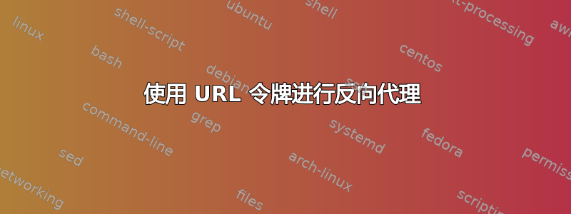 使用 URL 令牌进行反向代理